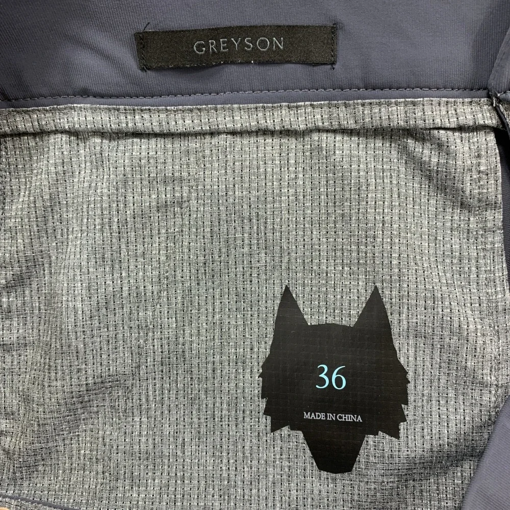 Greyson Montauk Sport Short Mens 36  Stingray Gray 9